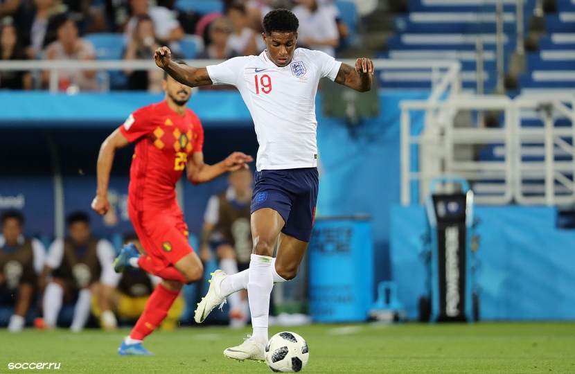 Marcus Rashford, England Striker, Bassetlaw, Brendan Clarke-Smith MP.