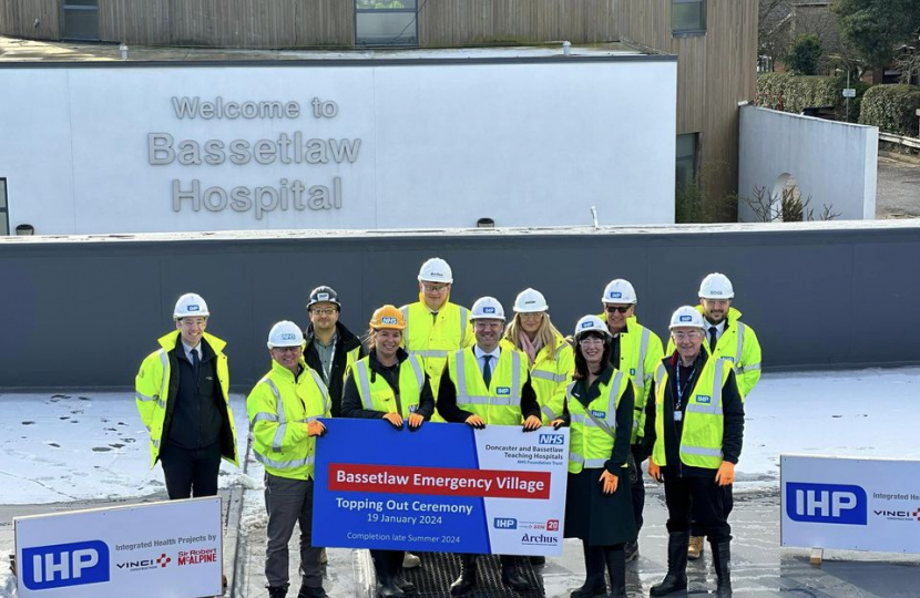 bassetlaw topping out ceremony 