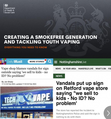 ban on vaping 